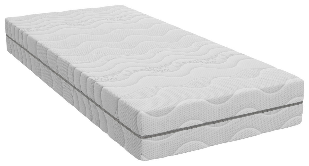 MATRAC Z PAMÄŤOVEJ PENY, 90/200 cm - biela, Basics, textil (90/200cm) - Novel
