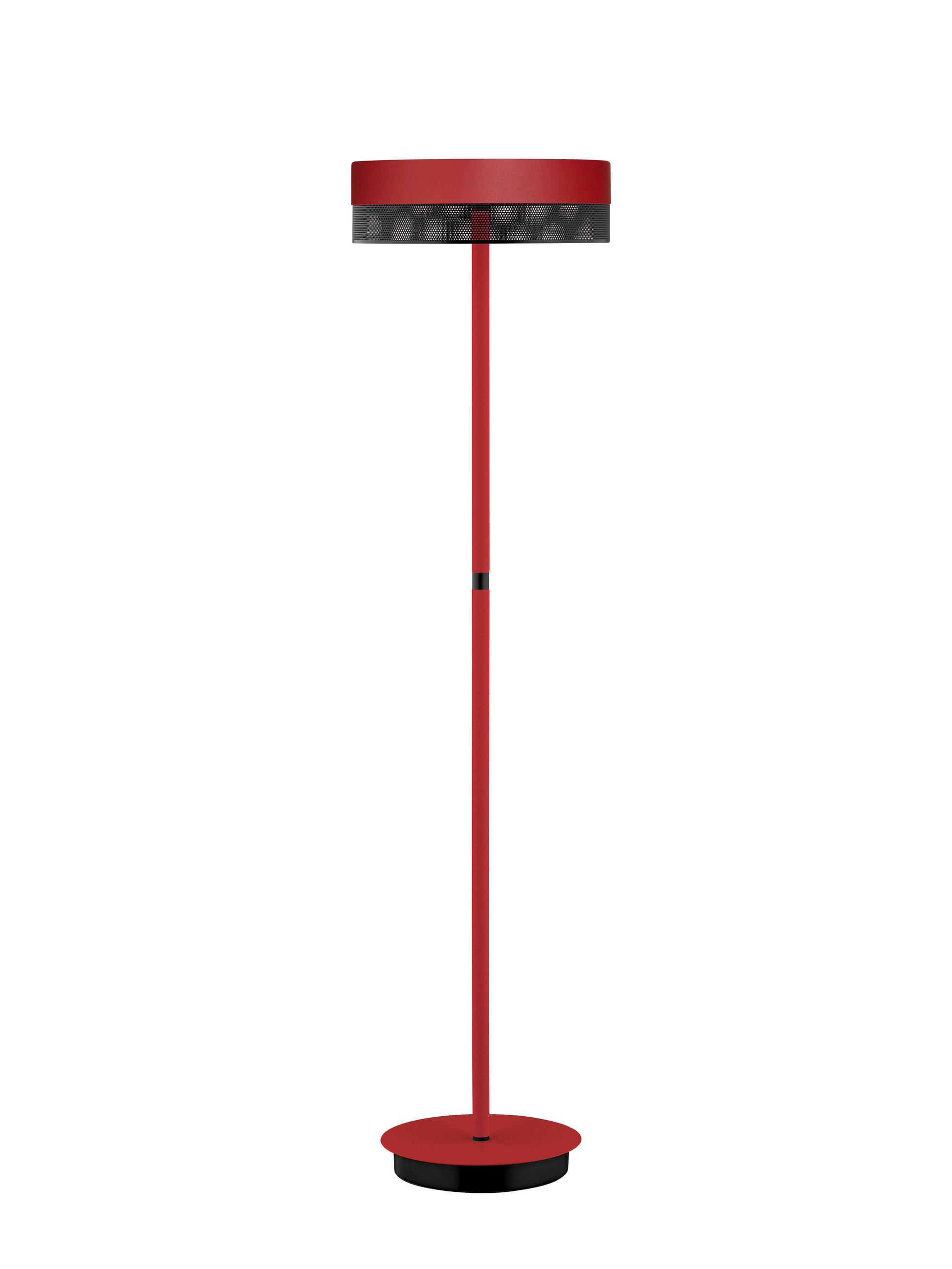 STOJEČA LED-SVETILKA  Mesh /3500 lm/2700 K// - rdeča/črna, Design, kovina (30/120cm)