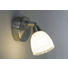 LED-STRAHLER - Weiß/Nickelfarben, Design, Glas/Metall (10cm) - Novel