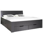 STAURAUMBETT 180/200 cm  in Grau  - Grau, Design, Holzwerkstoff (180/200cm) - Xora