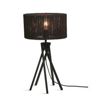 TISCHLEUCHTE GOOD&MOJO  30/45/30 cm   - Schwarz, Trend (30/45/30cm) - Good & Mojo
