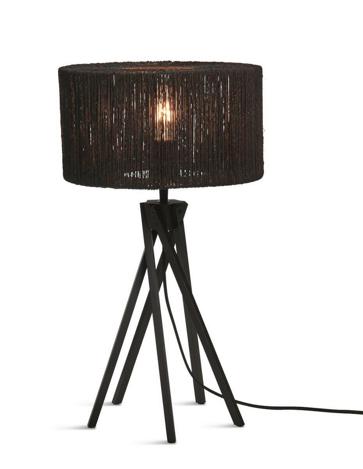 TISCHLEUCHTE GOOD&MOJO  30/45/30 cm   - Schwarz, Trend (30/45/30cm) - Good & Mojo