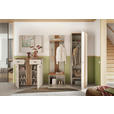 GARDEROBENSCHRANK  in 60/197/38 cm  - Kaschmir/Eichefarben, Basics, Holzwerkstoff/Kunststoff (60/197/38cm) - Xora