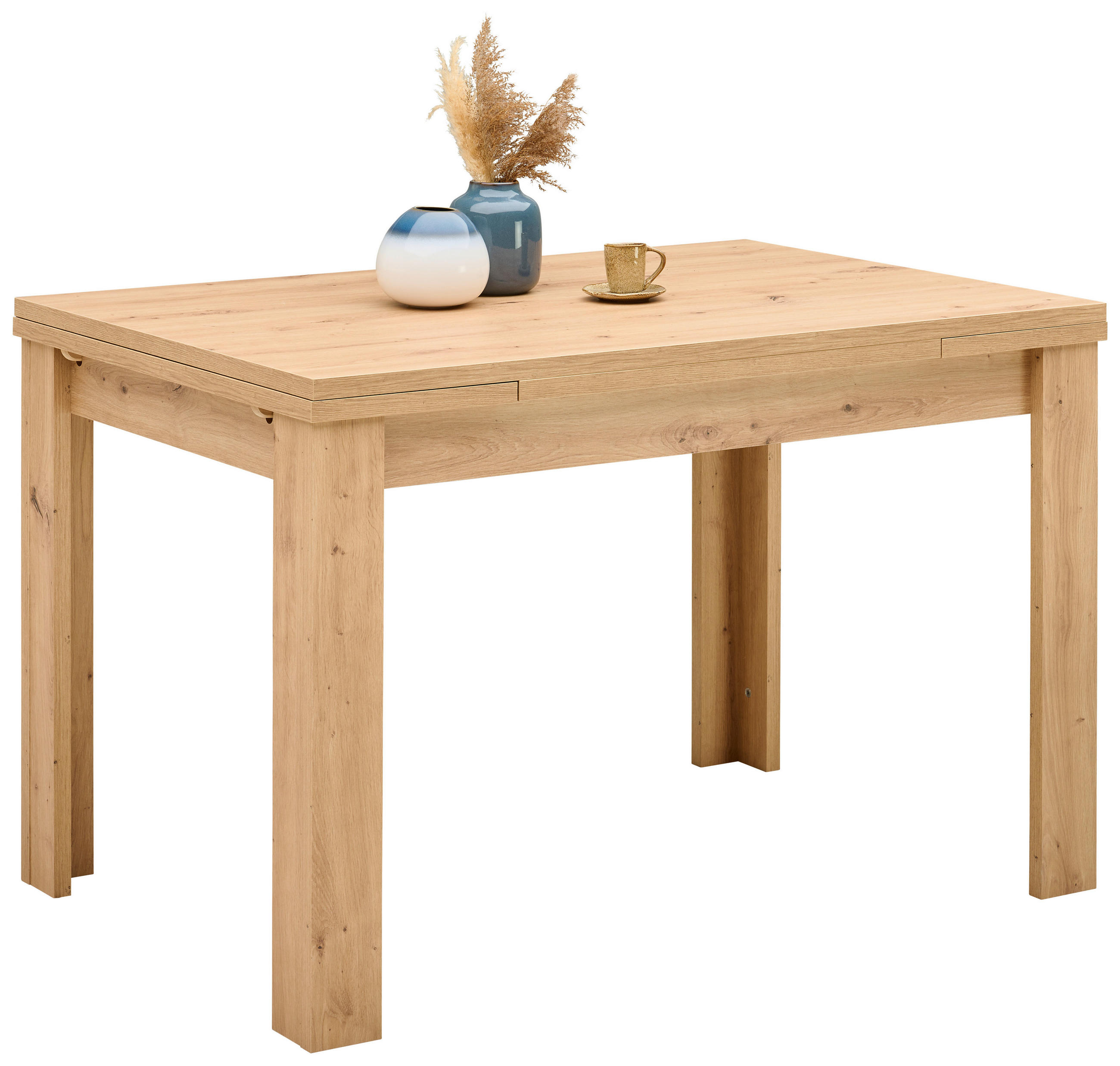 ESSTISCH 120-176/80/78 cm Nachbildung  Holzwerkstoff ausziehbar, in verschiedenen Größen erhältlich, in verschiedenen Holzdekoren erhältlich rechteckig Eichefarben  - Eichefarben, KONVENTIONELL, Holzwerkstoff (120-176/80/78cm) - Carryhome