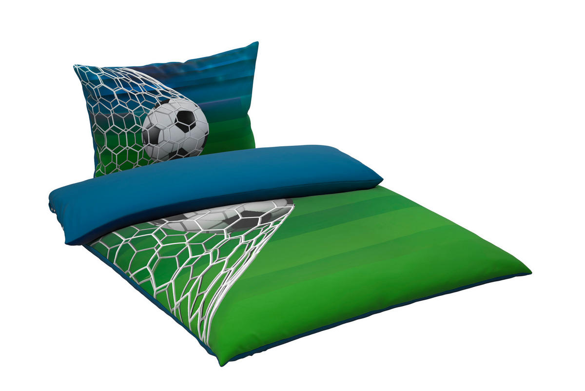 KINDERBETTWÄSCHE 140/200 cm  - Blau/Multicolor, Trend, Textil (140/200cm) - Ben'n'jen