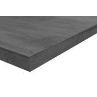 KÜCHENBLOCK Riva 240 cm  in Grau, Schieferfarben  - Schieferfarben/Edelstahlfarben, MODERN, Holzwerkstoff/Metall (240cm) - Nobilia