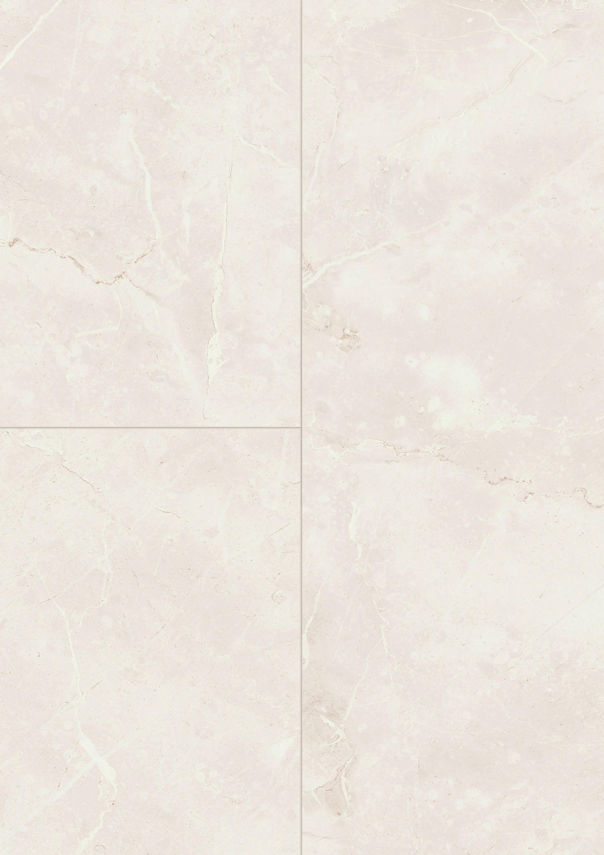 DESIGNBODEN Cremona Marmor EGGER Aquadura+  - Sandfarben/Weiß, KONVENTIONELL, Holzwerkstoff (129.2/32.7/0.75cm) - Egger Holzwerkstoffe