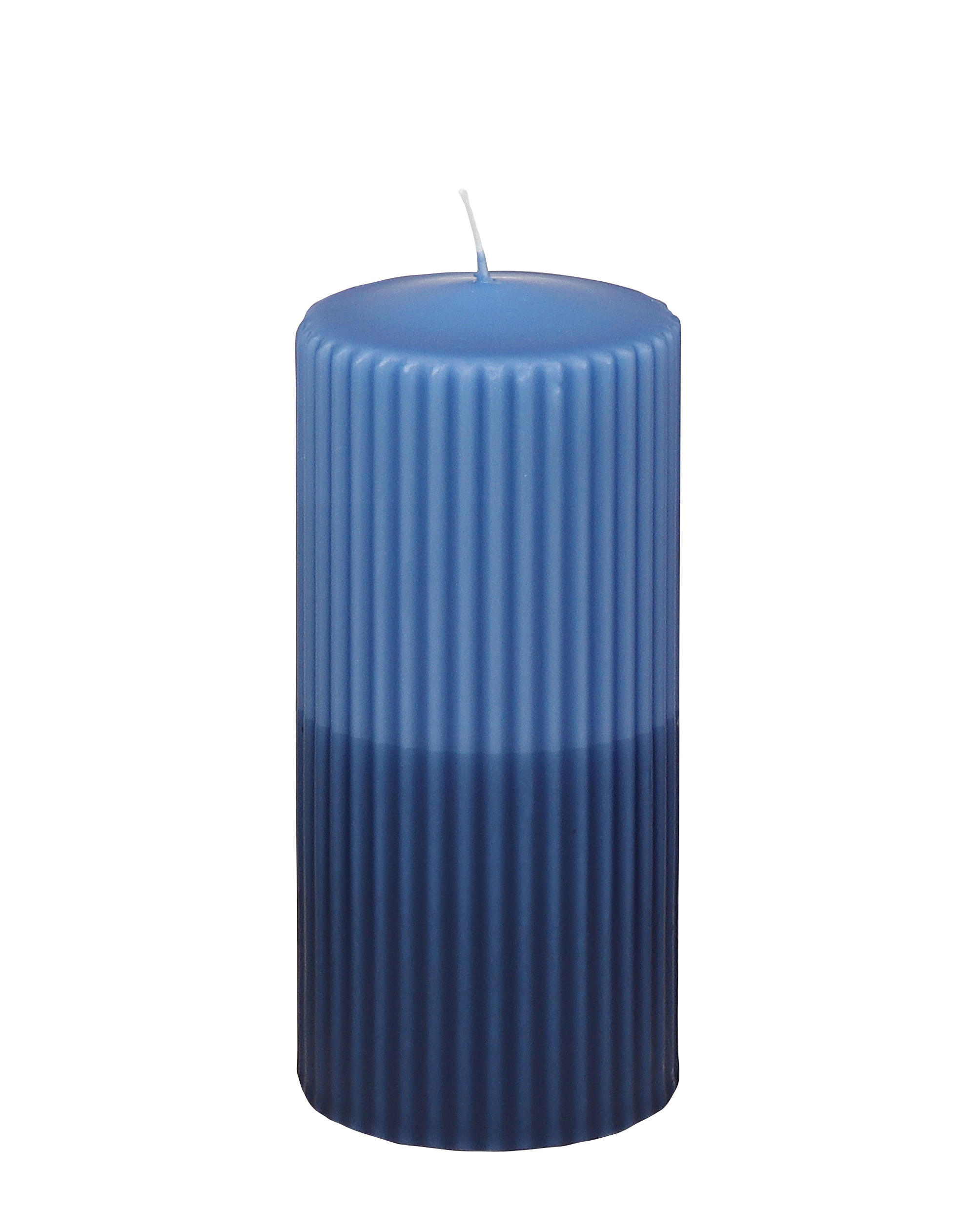 KERZE - Dunkelblau, Basics, Paraffin (6,8/15cm) - Steinhart