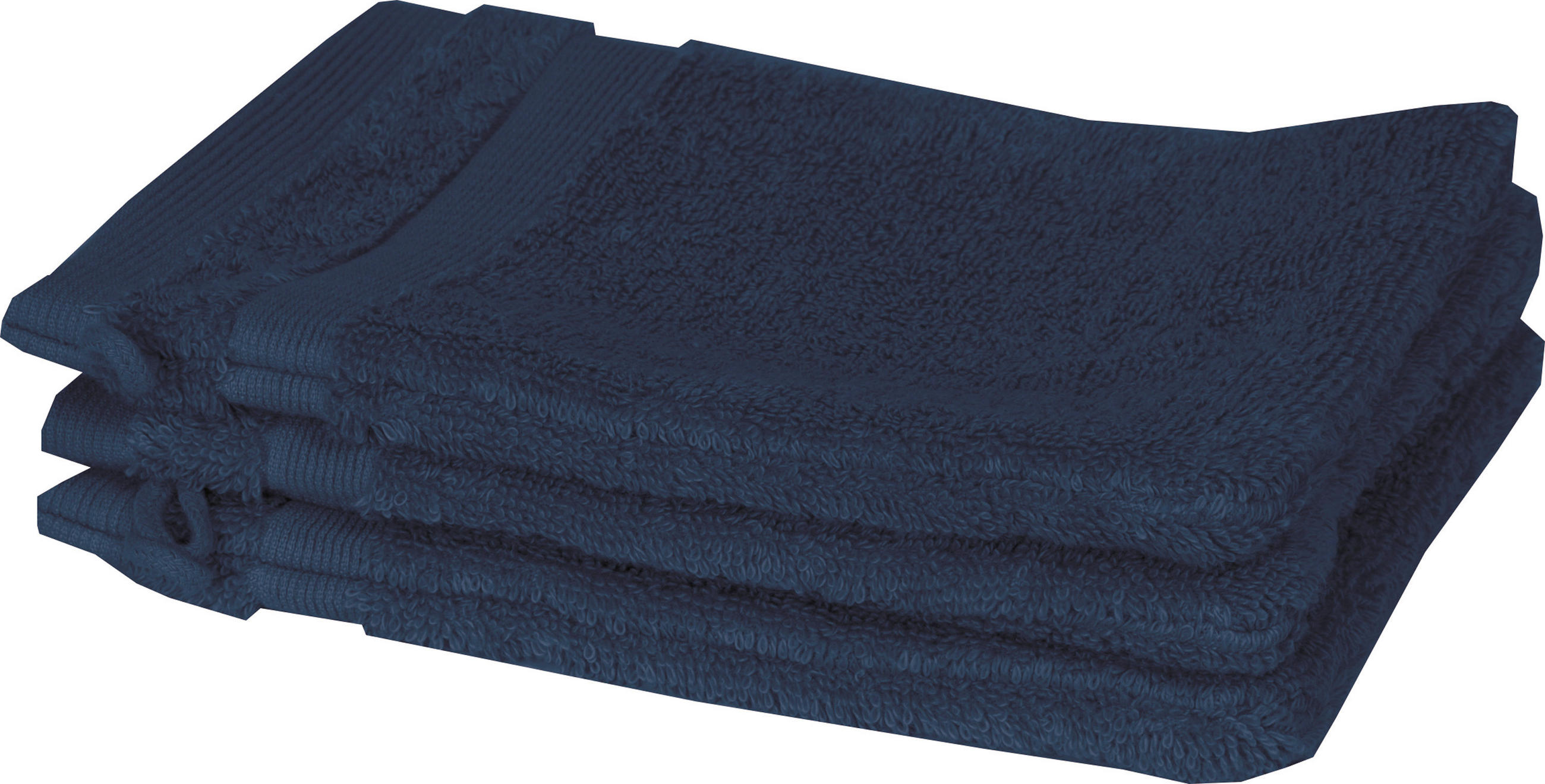 Schöner Wohnen Waschlappen SW-Cuddly Dunkelblau 16x21 cm