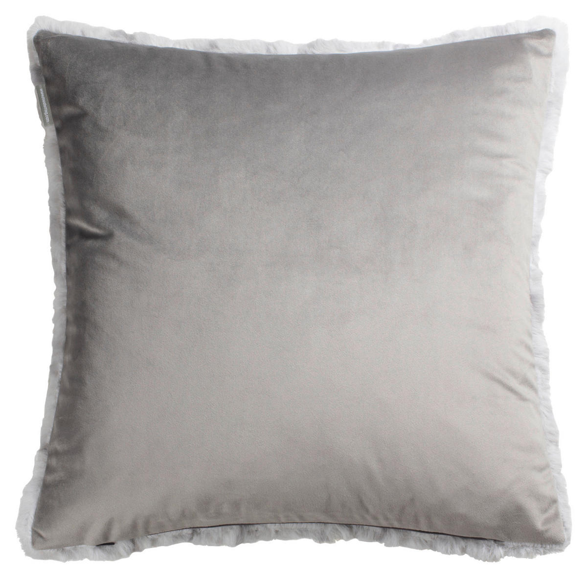 KISSENHÜLLE MR-FURRY 45/45 cm  - Hellgrau/Grau, Basics, Textil (45/45cm) - Musterring