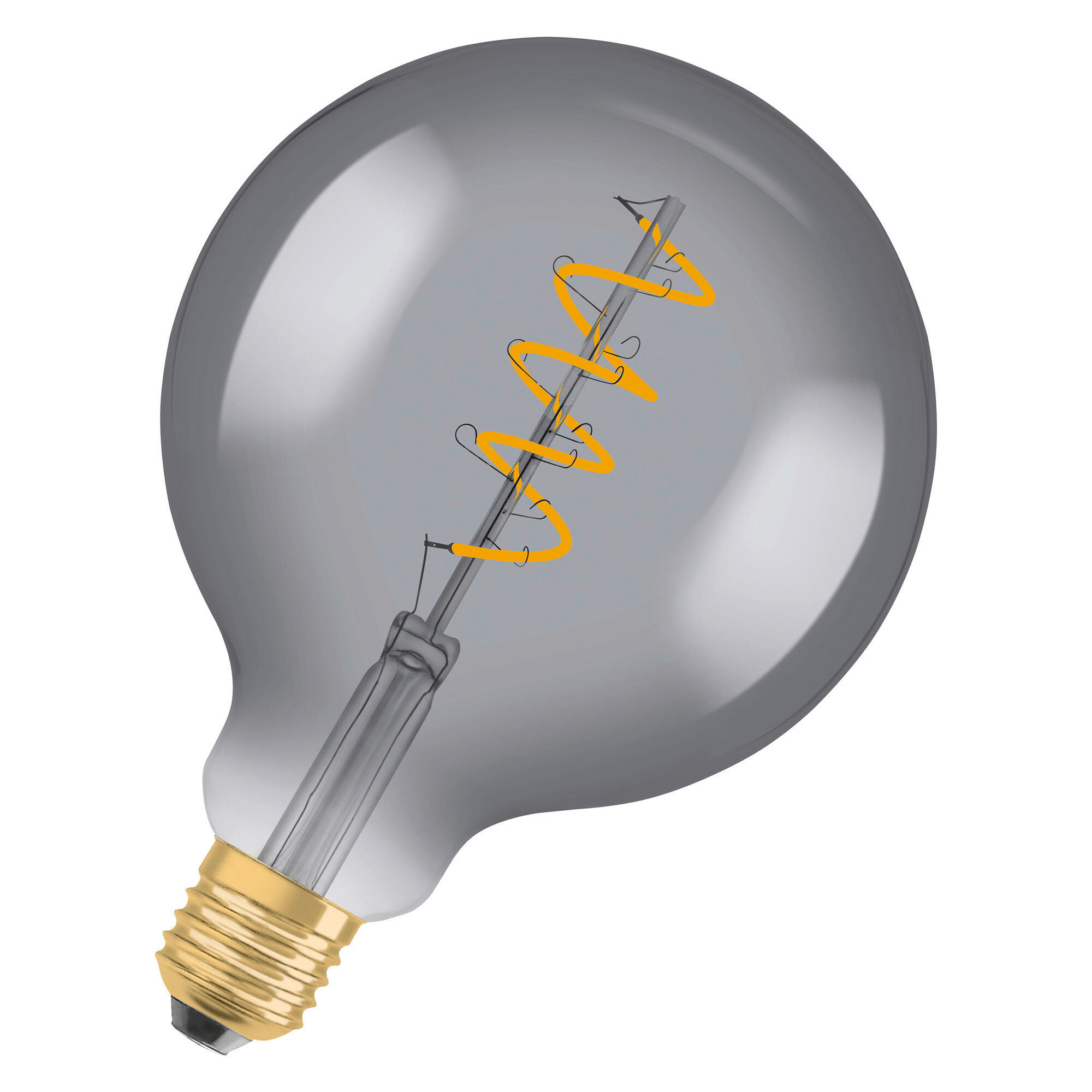 LED-LEUCHTMITTEL   E27 4 W 150 lm  - Grau, Basics, Glas (12,4/16,8cm) - Osram