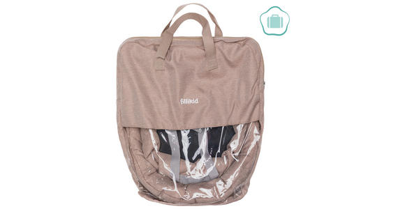 TISCHSITZ  - Beige/Grau, Basics, Textil/Metall (58,5/38/28,5cm) - My Baby Lou