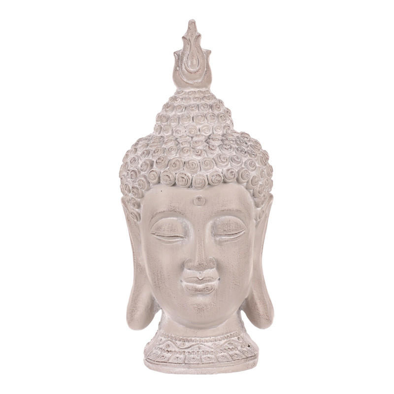 BUDDHA - šedá, Basics, plast (14/14/29cm)