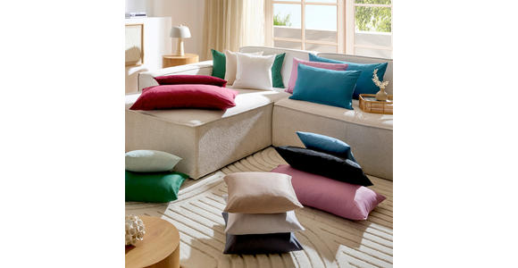 POLSTERBEZUG 40/40 cm  - Weiß, Basics, Textil (40/40cm) - Novel