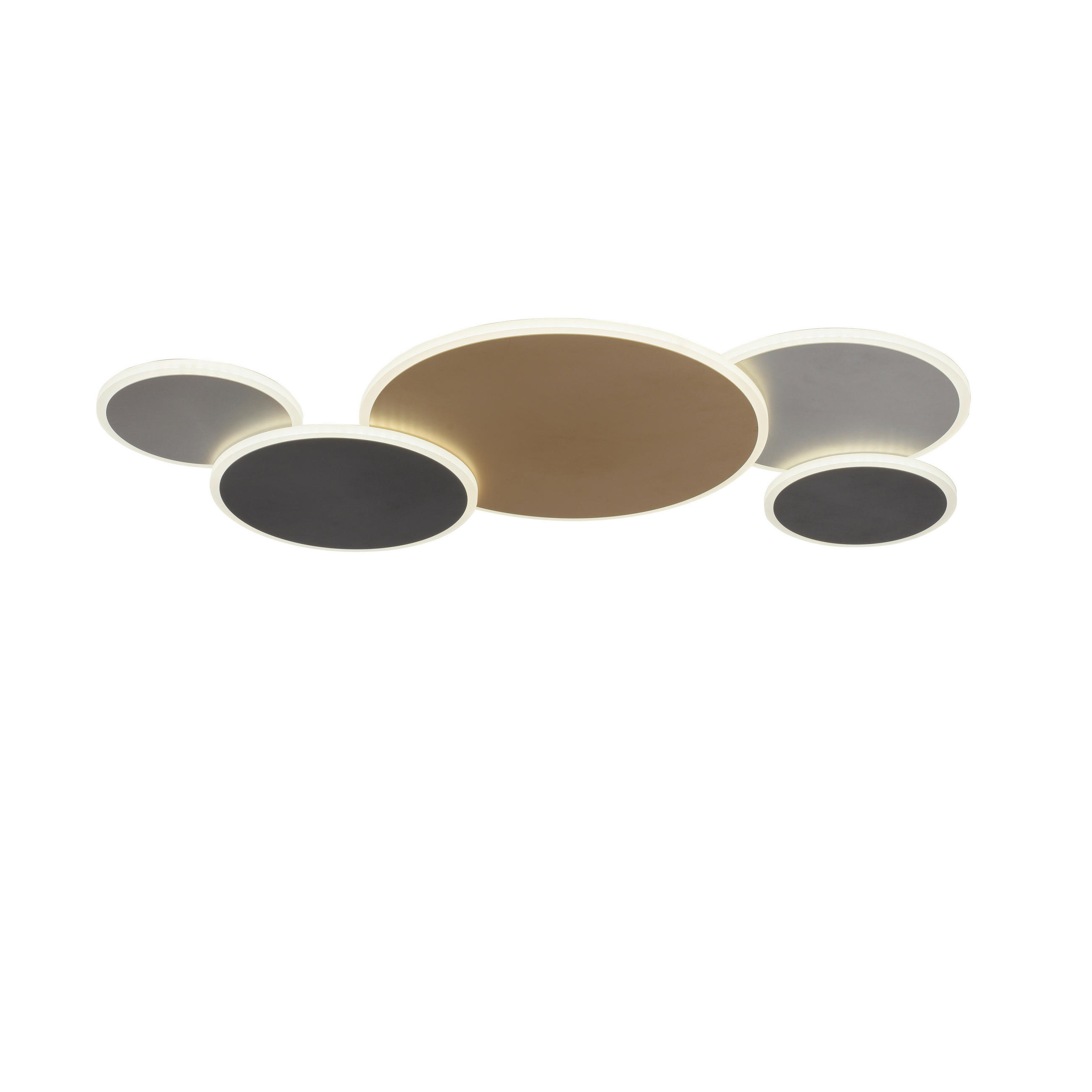LED-DECKENLEUCHTE Q-Piato 85/50,5/6,5 cm   - Design, Metall (85/50,5/6,5cm) - Paul Neuhaus