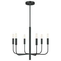 KRONLEUCHTER Generation Lighting (Feiss) 53,1/61 cm  - Schwarz, Design, Textil/Metall (53,1/61cm) - Elstead Lighting