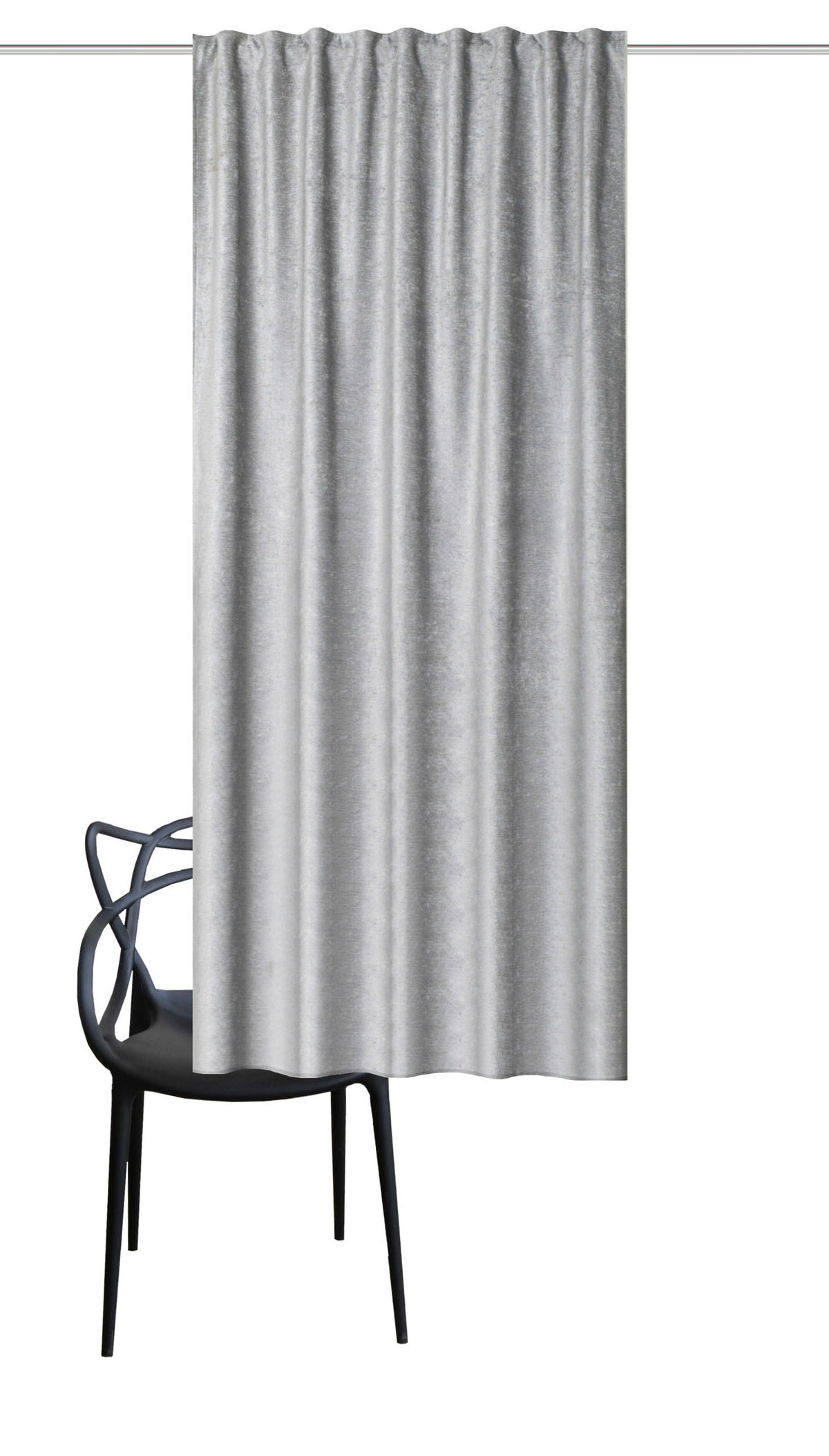 FERTIGVORHANG  blickdicht  135/175 cm   - Grau, Basics, Textil (135/175cm)