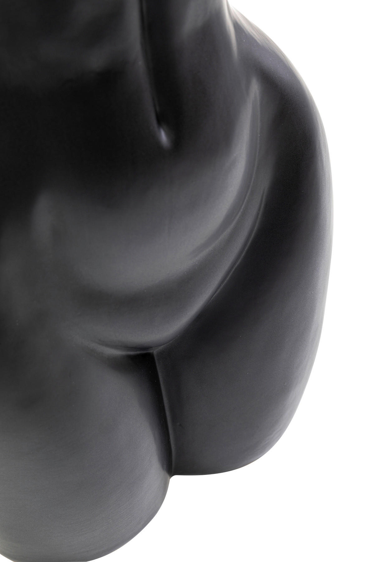 VASE 40 cm  - Schwarz, Design, Keramik (27/40/16cm) - Kare-Design