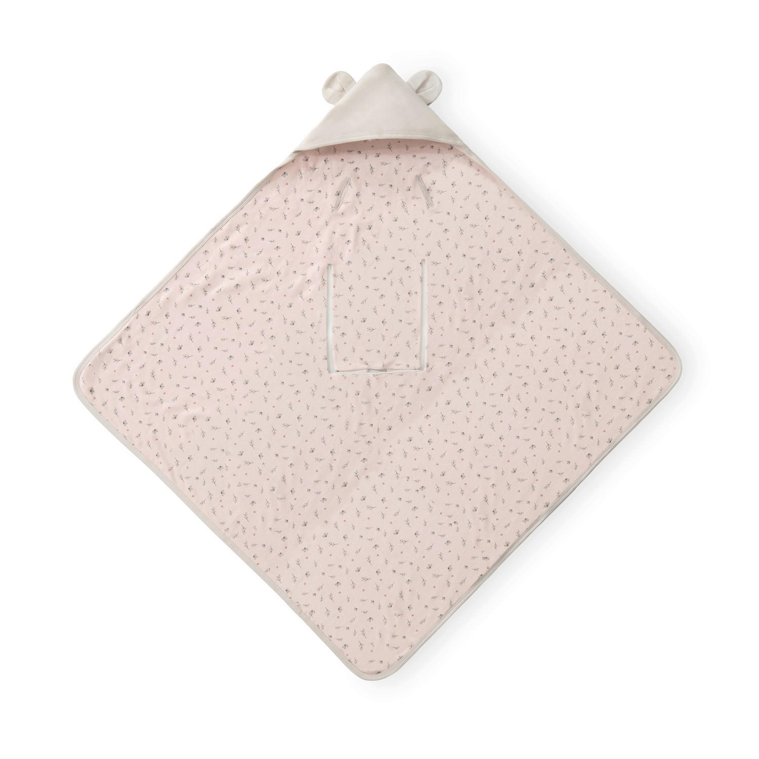 EINSCHLAGDECKE hauck  80/80 cm  - Hellrosa/Beige, Trend, Textil (80/80cm) - Hauck