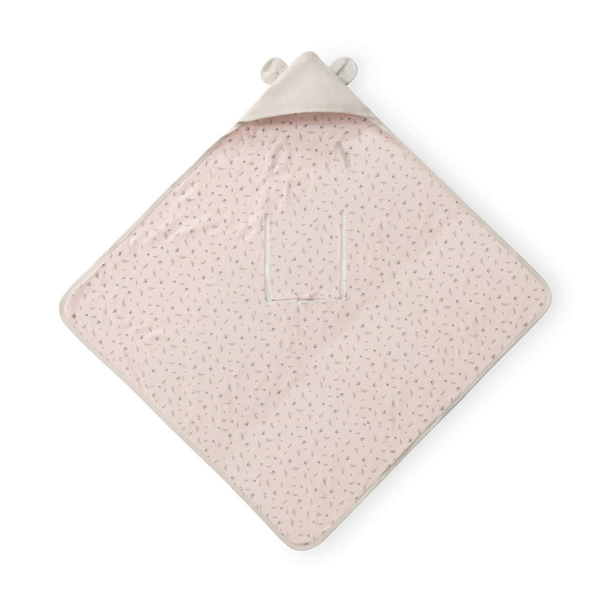 EINSCHLAGDECKE hauck  80/80 cm  - Hellrosa/Beige, Trend, Textil (80/80cm) - Hauck