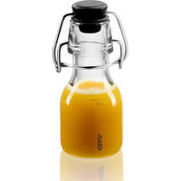 DESSERTGLAS GINGO 4,6/4,6/11,2 cm  - Silberfarben/Schwarz, Glas/Kunststoff (4,6/4,6/11,2cm) - Gefu