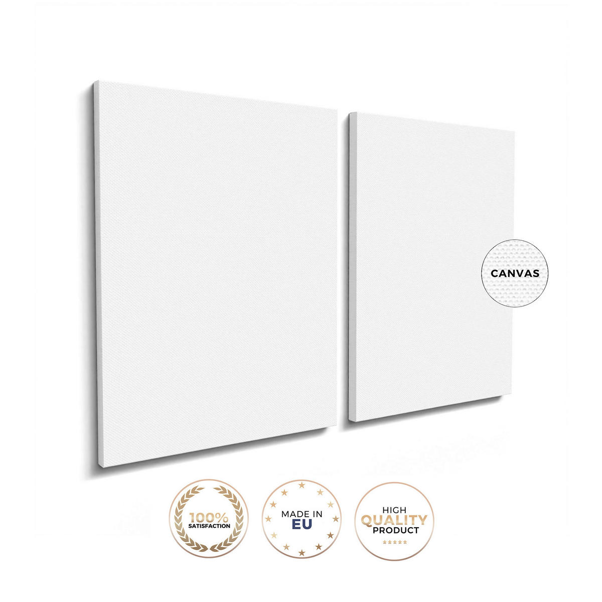 BILDERSET - Hellgrau/Schwarz, Basics, Holz/Textil (2x32/42cm)