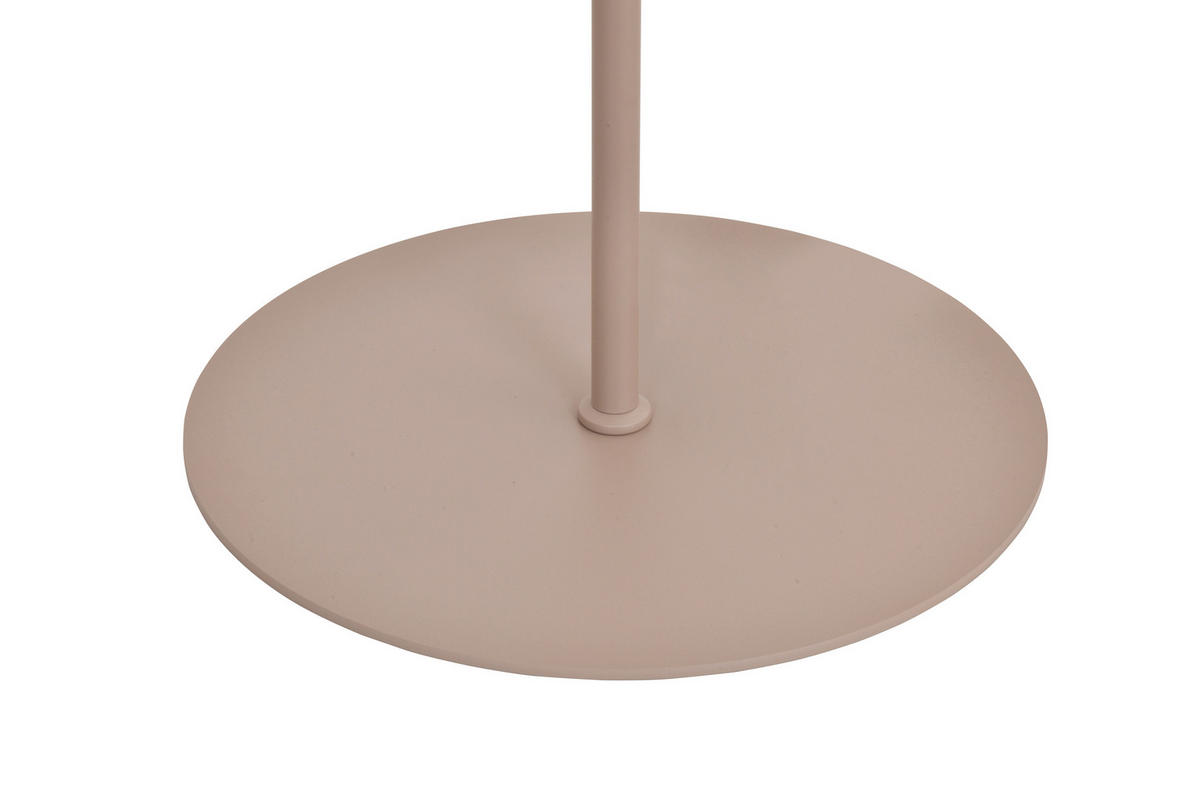 LED-STEHLEUCHTE Luberon 32,5/151/32,5 cm  - Sandfarben/Schwarzchrom, Design, Glas/Kunststoff (32,5/151/32,5cm)