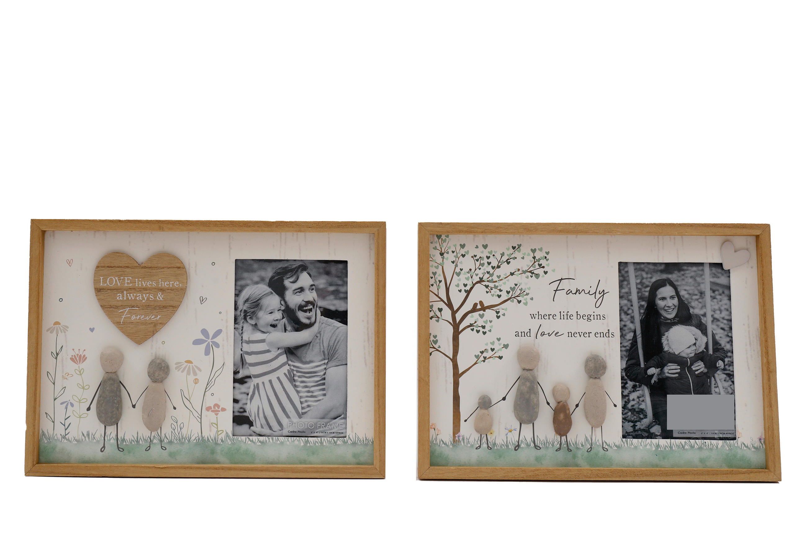 KÉPKERET  - többszínű, Basics, faalapú anyag/Üveg (28/20/1.5cm)