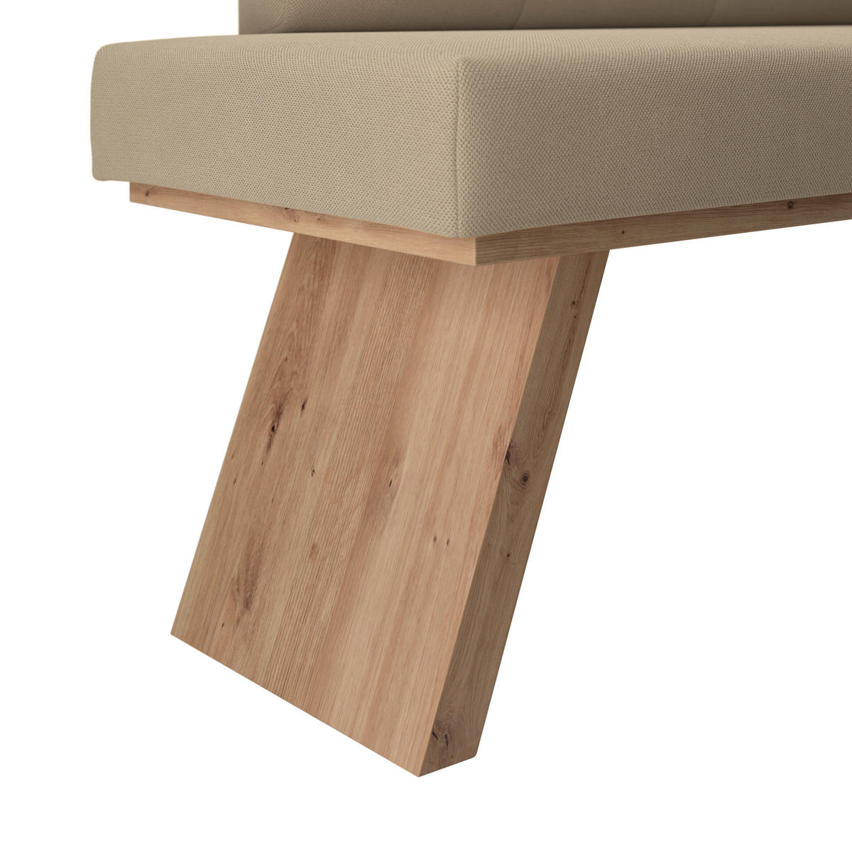 ECKBANK 185/150 cm Webstoff Beige   - Eichefarben/Beige, KONVENTIONELL, Textil (185/150cm) - Livetastic