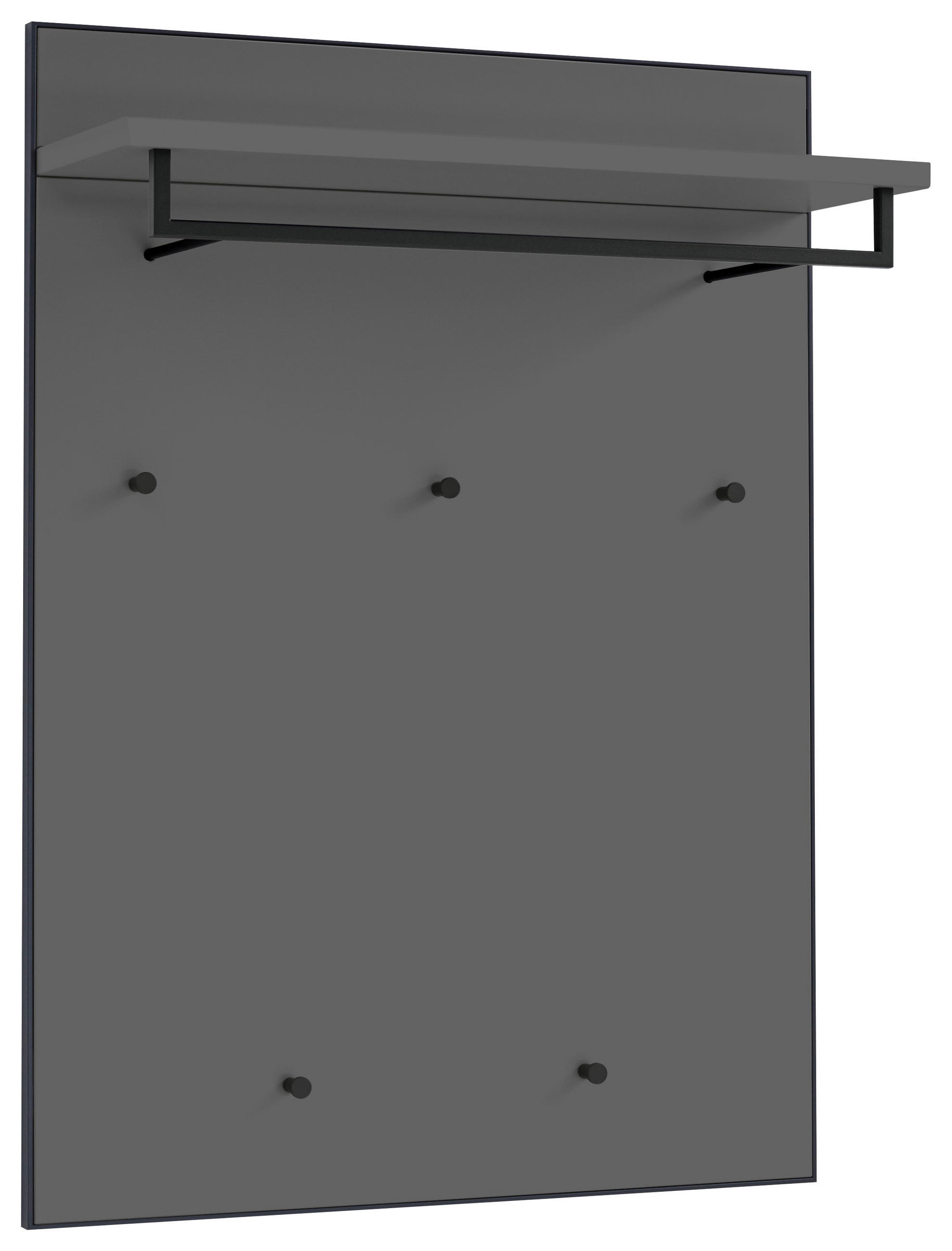 GARDEROBENPANEEL Anthrazit, Grau - Anthrazit/Grau, Design (80/109/27cm)