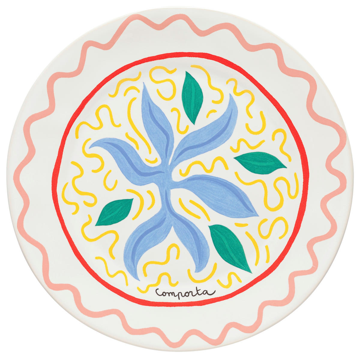 SPEISETELLERSET Multicolor 27 cm SUMMER BLISS  - Multicolor, Basics, Keramik (27cm) - Costa Nova