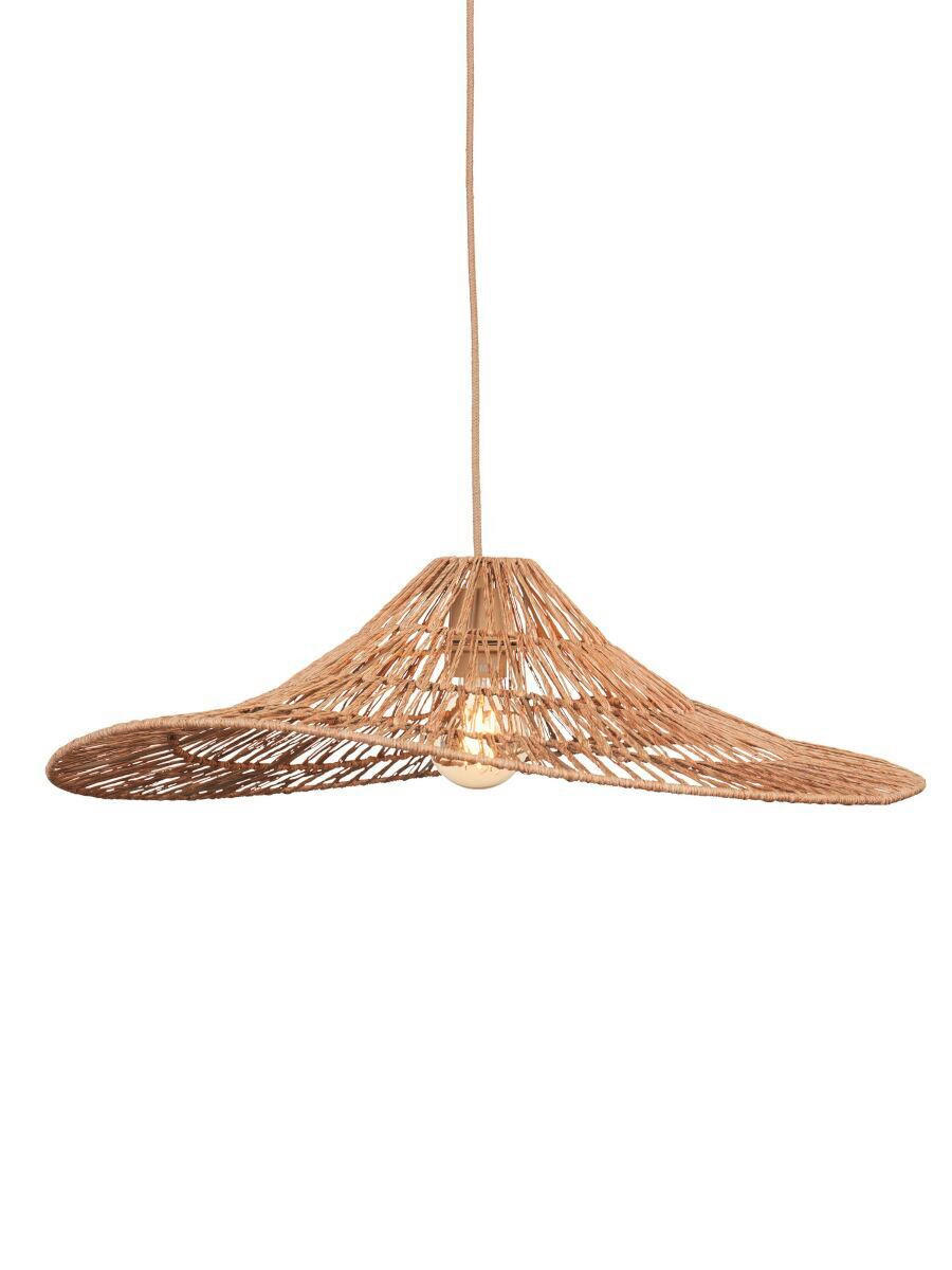 HÄNGLAMPA 65/20 cm  - svart/naturfärgad, Basics, textil (65/20cm) - Good & Mojo