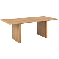 JEDILNA MIZA, barve hrasta  - barve hrasta, Design, umetna masa/leseni material (210/75/100cm) - MID.YOU