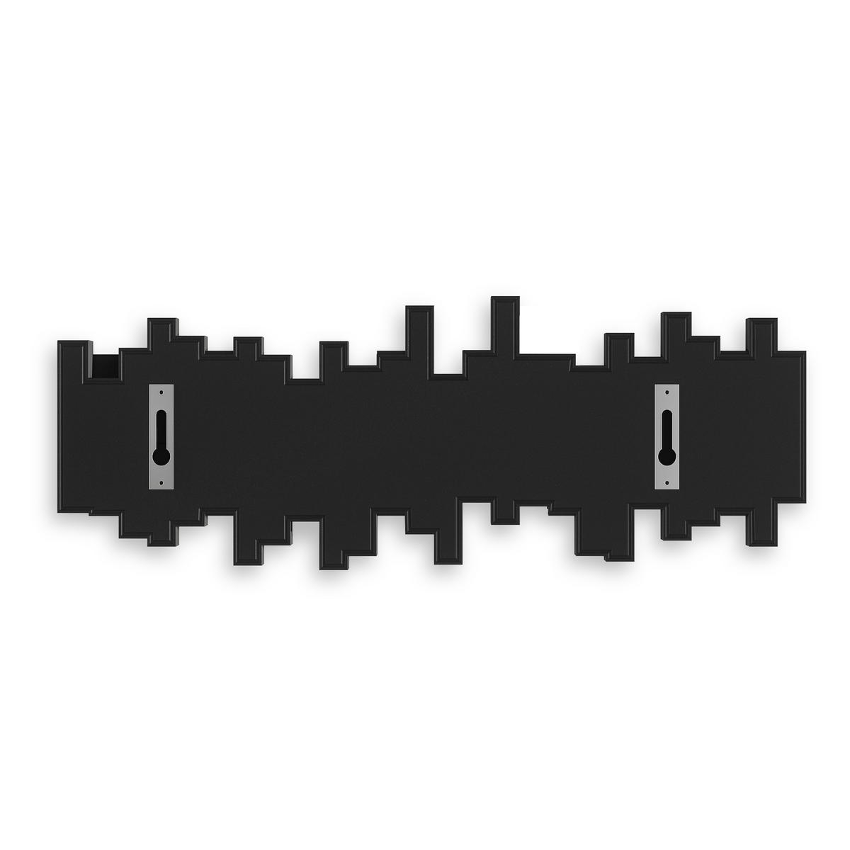 GARDEROBENLEISTE  in Schwarz  - Schwarz, Design, Kunststoff (49/18/3cm) - Umbra