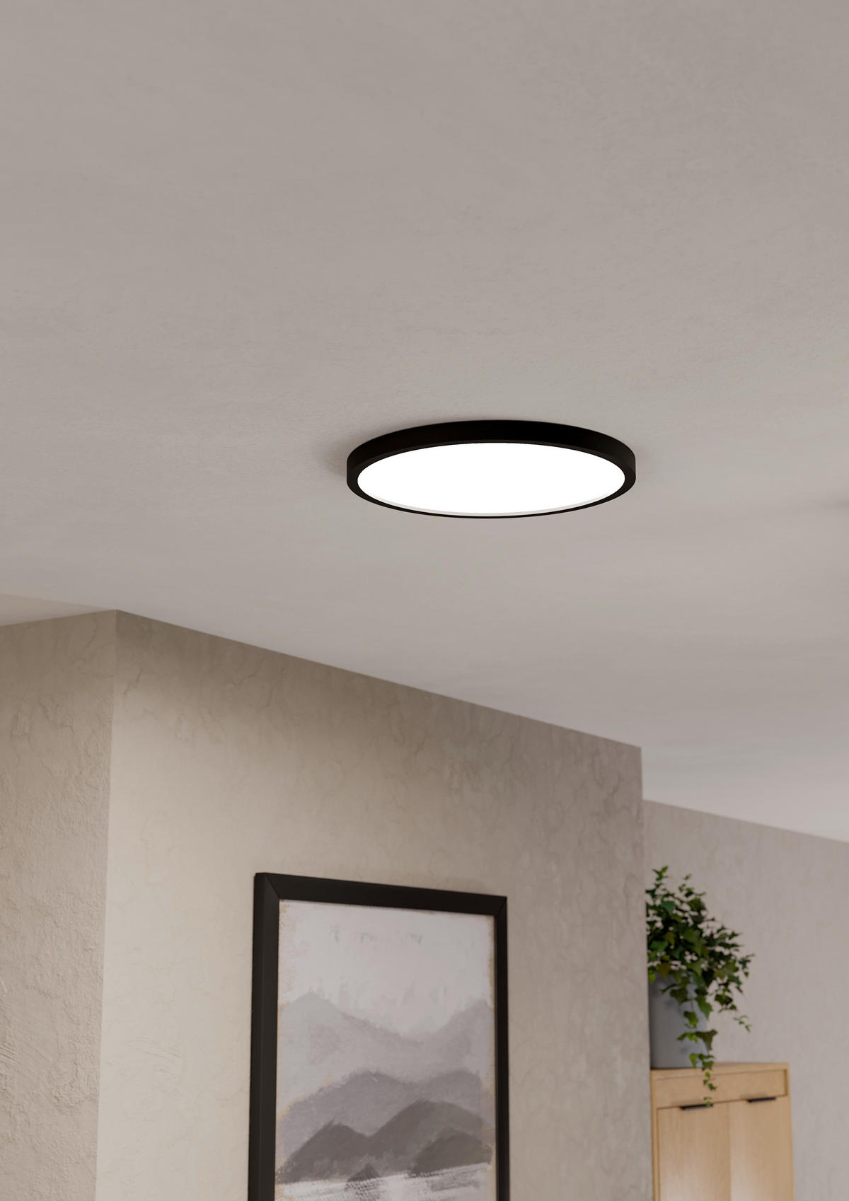 LED-WANDLEUCHTE - Schwarz, Basics, Metall (38,9/2,5cm) - Eglo