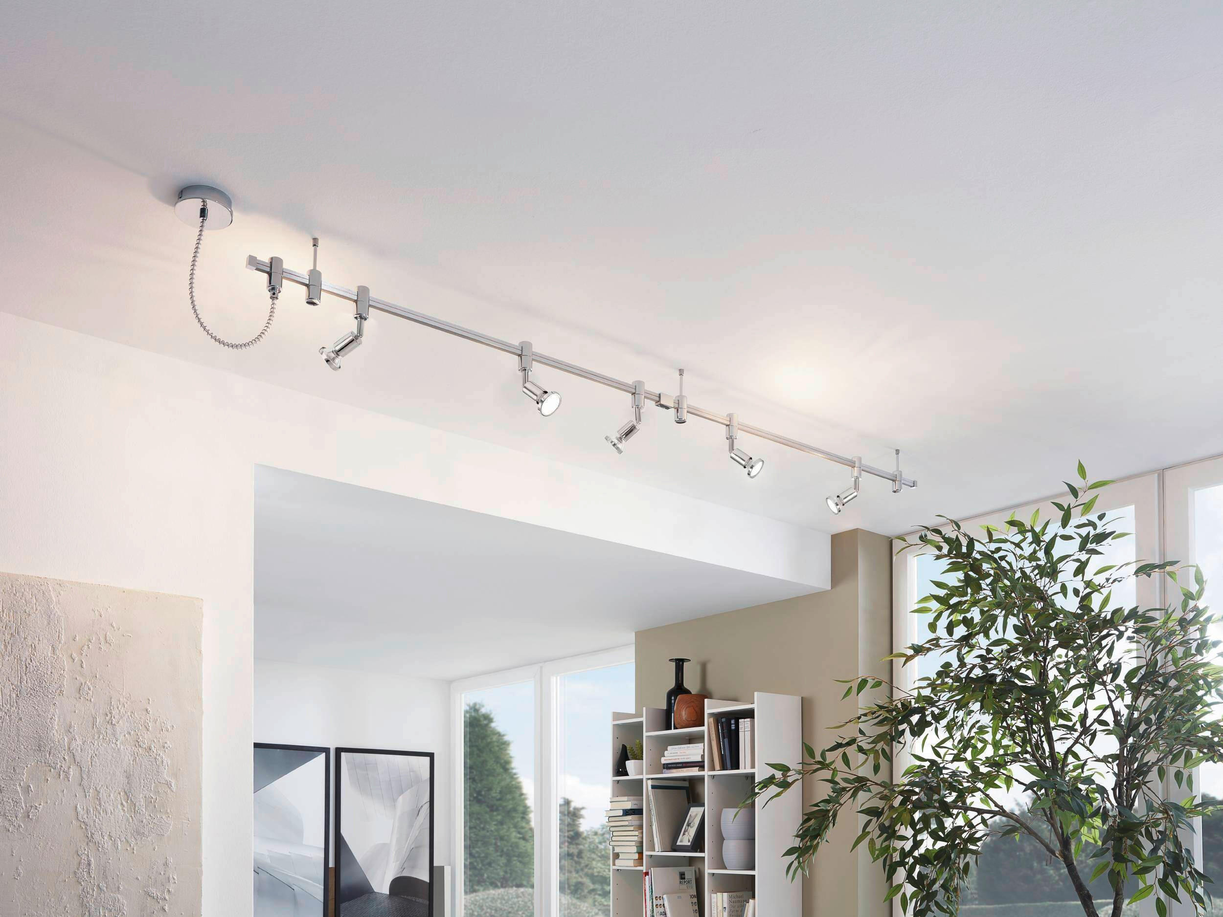 STRAHLER Vilanova 200/20/20 cm   - Alufarben, Basics, Metall (200/20/20cm) - Eglo
