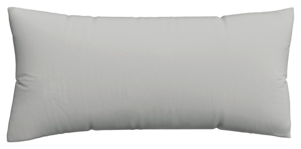 KOPFPOLSTERBEZUG WOVEN SATIN 40/80 cm  - Hellgrau, Basics, Textil (40/80cm) - Schlafgut