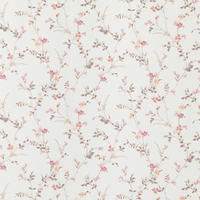 VORHANGSTOFF per lfm blickdicht  - Bordeaux/Hellgrün, ROMANTIK / LANDHAUS, Textil (140cm) - Landscape