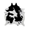 RINDERFELL Schwarz, Weiß  - Schwarz/Weiß, Natur, Leder/Fell (3-4qm) - Linea Natura