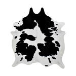 RINDERFELL Schwarz, Weiß  - Schwarz/Weiß, Natur, Leder/Fell (3-4qm) - Linea Natura