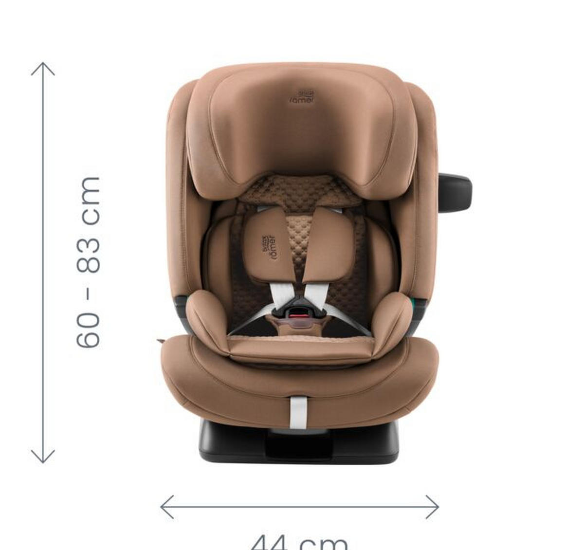 KINDERAUTOSITZ Advansafix Pro  - Cognac, Basics, Kunststoff/Textil (44/60/48cm) - Britax Römer