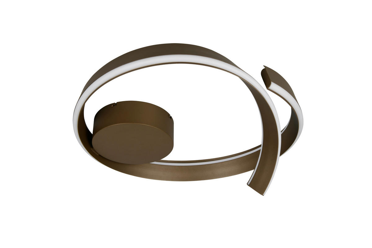 LED-DECKENLEUCHTE CIRONDA  - Platinfarben, Design, Metall (59,5/26,5/58,7cm) - Cinque