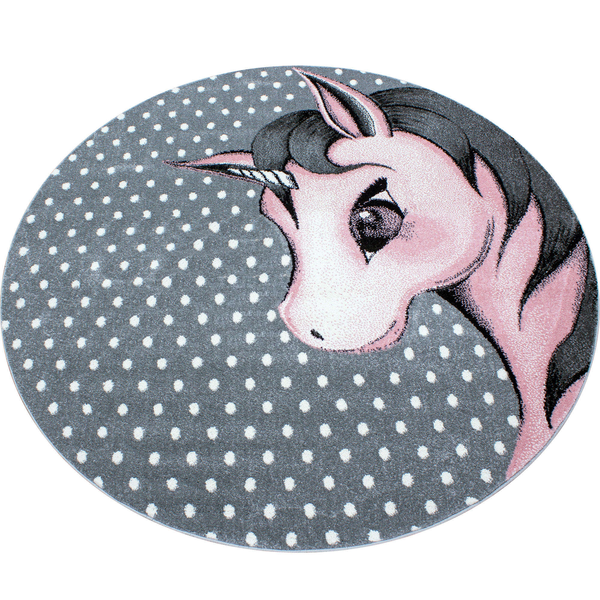 BARNMATTA 160 cm Kids 590  - vit/pink, Trend, textil (160cm) - Ben'n'jen