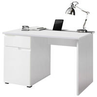 Birou, material pe bază de lemn - alb, Design, material pe bază de lemn (120/76/67cm) - Xora