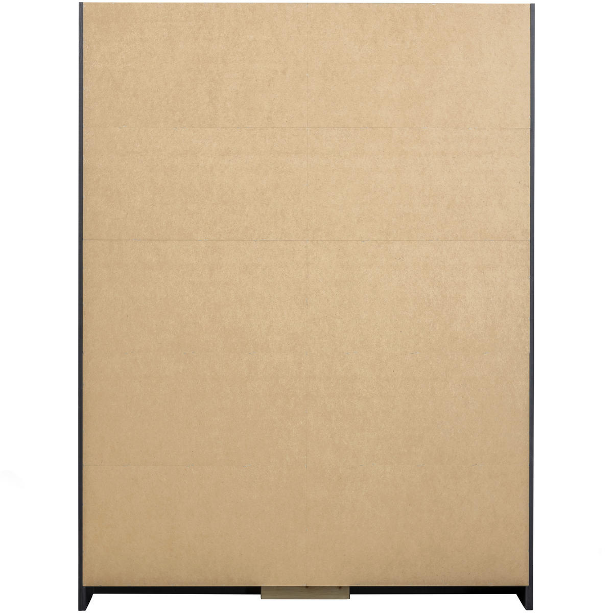 VITRINE in massiv Kiefer Schwarz  - Schwarz, Design, Holz (150/200/46,5cm) - Livetastic