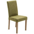 STUHL  in Webstoff Textil  - Olivgrün/Sonoma Eiche, KONVENTIONELL, Holz/Textil (44/92/57cm) - Carryhome