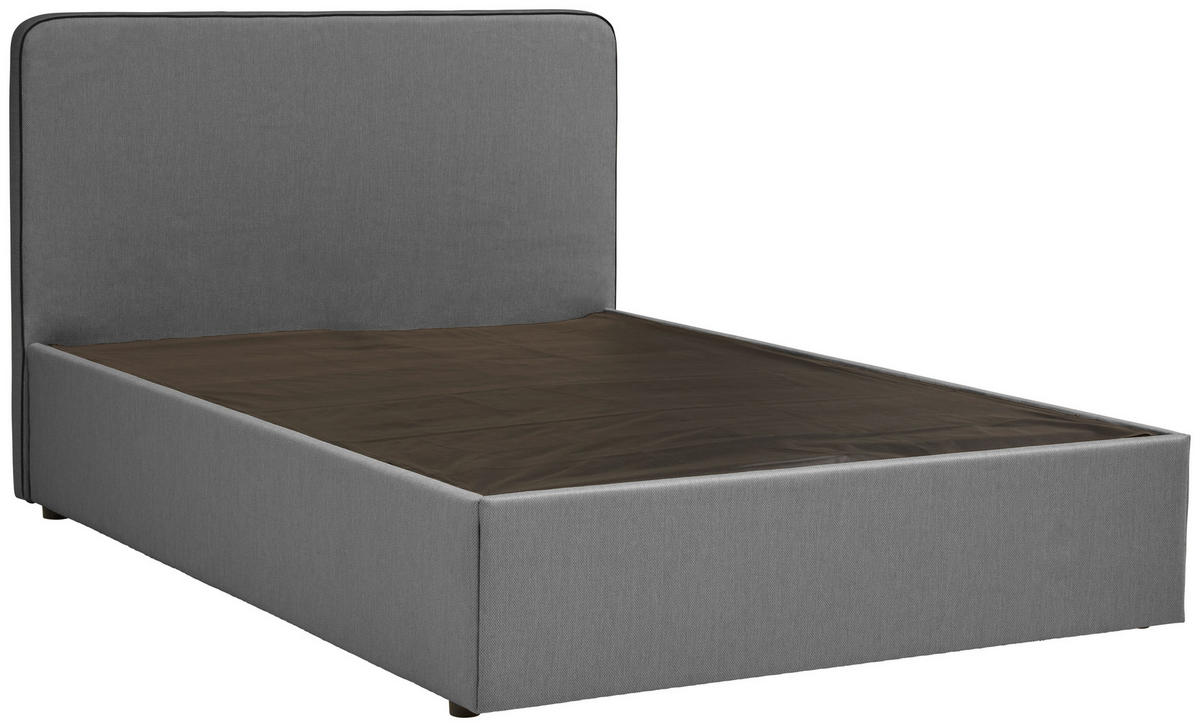 BOXBETT 120/200 cm  in Grau  - Grau, KONVENTIONELL, Holz (120/200cm) - P & B