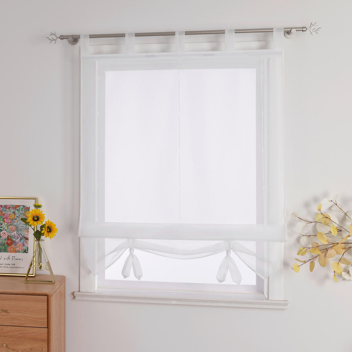 FALTROLLO  transparent  80/155 cm    - Weiß Hochglanz, Basics, Textil (80/155cm)
