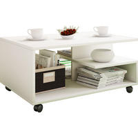 COUCHTISCH in Holzwerkstoff 50/80/40 cm  - Weiss, Basics, Holzwerkstoff (50/80/40cm) - MID.YOU