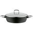 BRATENTOPF 4,2 L - Klar/Anthrazit, Basics, Glas/Metall (28cm) - WMF